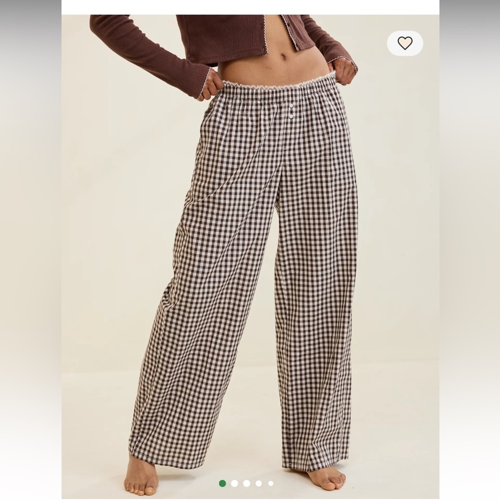 Aerie Women's Gingham Checkered Pants